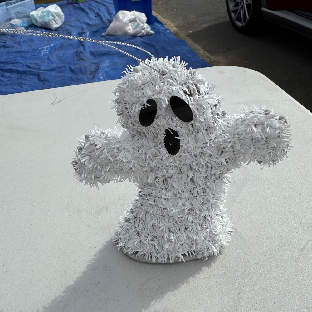 New cute wire and garland White Ghost Halloween Decoration/ornament